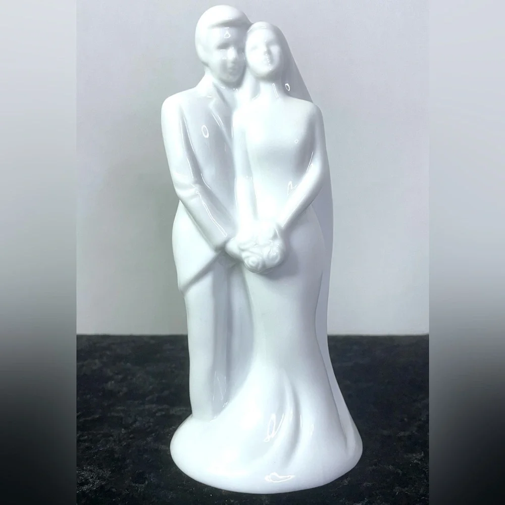 Wedding Pkg Bride Groom Figurine Thank You Fans Gift Tags Confetti Bride Banner